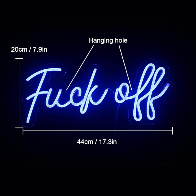 Fuck Off Neon Sign