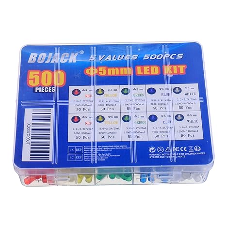 500 pcs 5mm LED